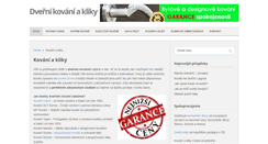Desktop Screenshot of gtv-kovani.cz